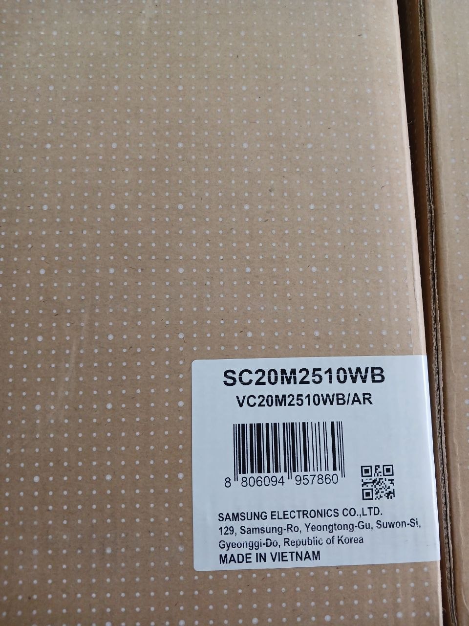 تشخیص جاروبرقی سامسونگ SC20M2510 اصل از تقلبی