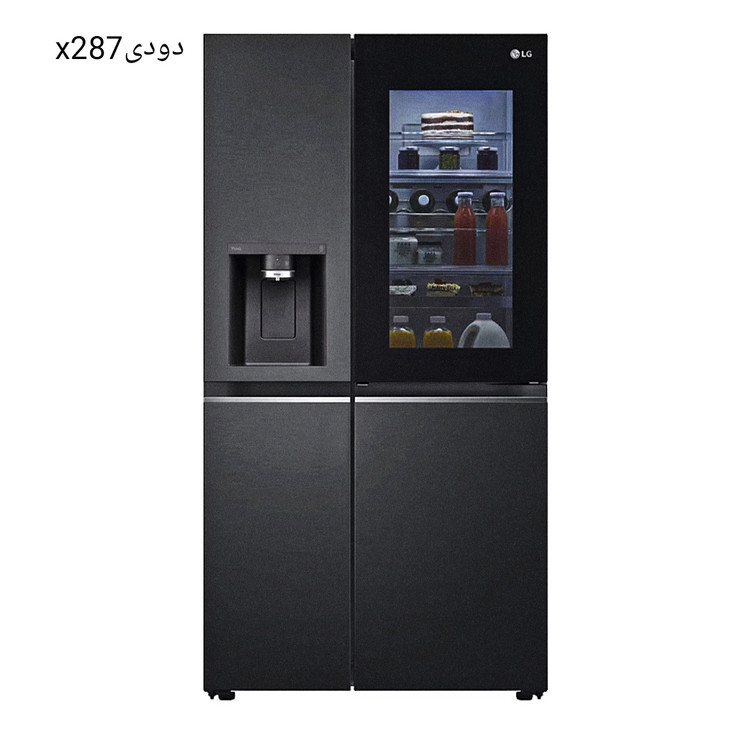 یخچال فریزر ساید بای ساید الجی|LG مدل X287 ظرفیت ۳۰ فوت با یخساز اتوماتیک