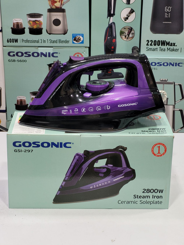 اتوبخار دستی گوسونیک/Gosonic مدلGSI297 ظرفیت 0.4 لیتر