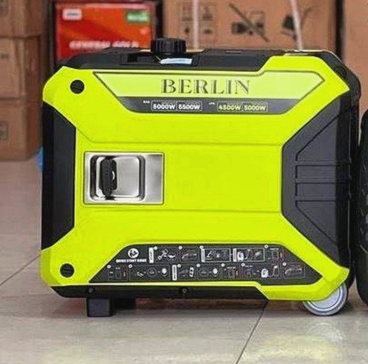 موتور برق 6.5 کیلووات دو گانه سوز جنرال برلین| GENERAL BERLINمدل BE-6500EIG