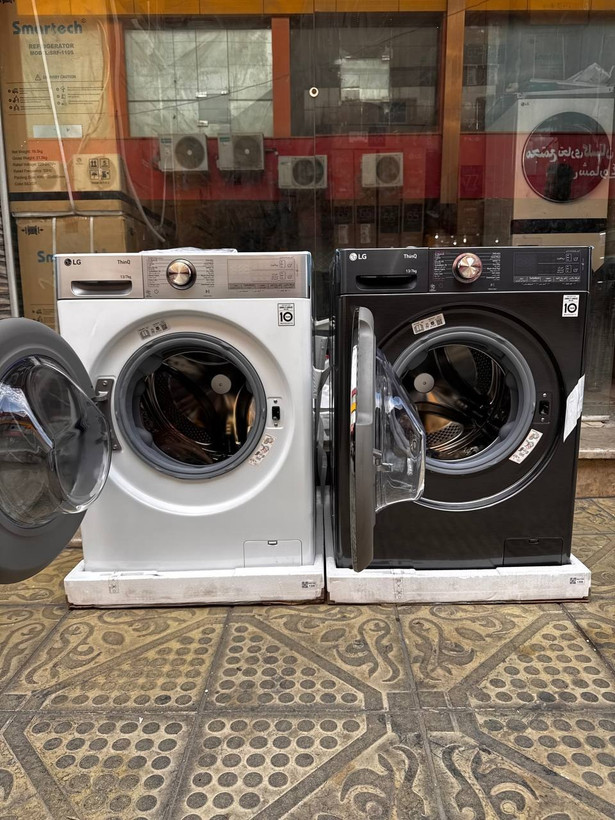 ماشین لباسشویی ال جی|LG مدل WDR1307BWP ظرفیت ۱۳ کیلوگرم بخارشوی دار