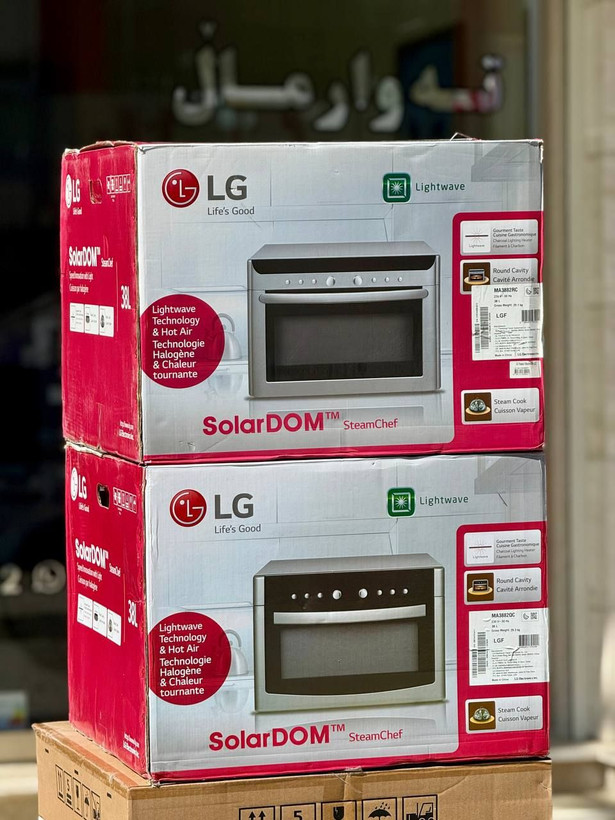 سولاردام ال جی|LG مدلMA3882RCW ظرفیت ۳۸ لیتر با 12 برنامه اصلی با گارانتی معتبر