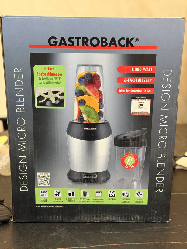 مخلوط کن گاستروبک|Gastroback مدل 41029 DESIGN MICRO BLENDER