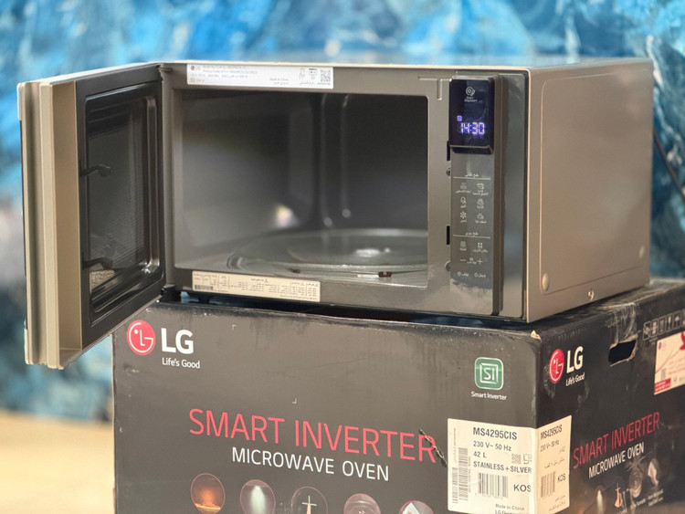 مایکروویو ال جی|LG مدل MS4295CIS ظرفیت 42 لیتر با اینورتر هوشمند